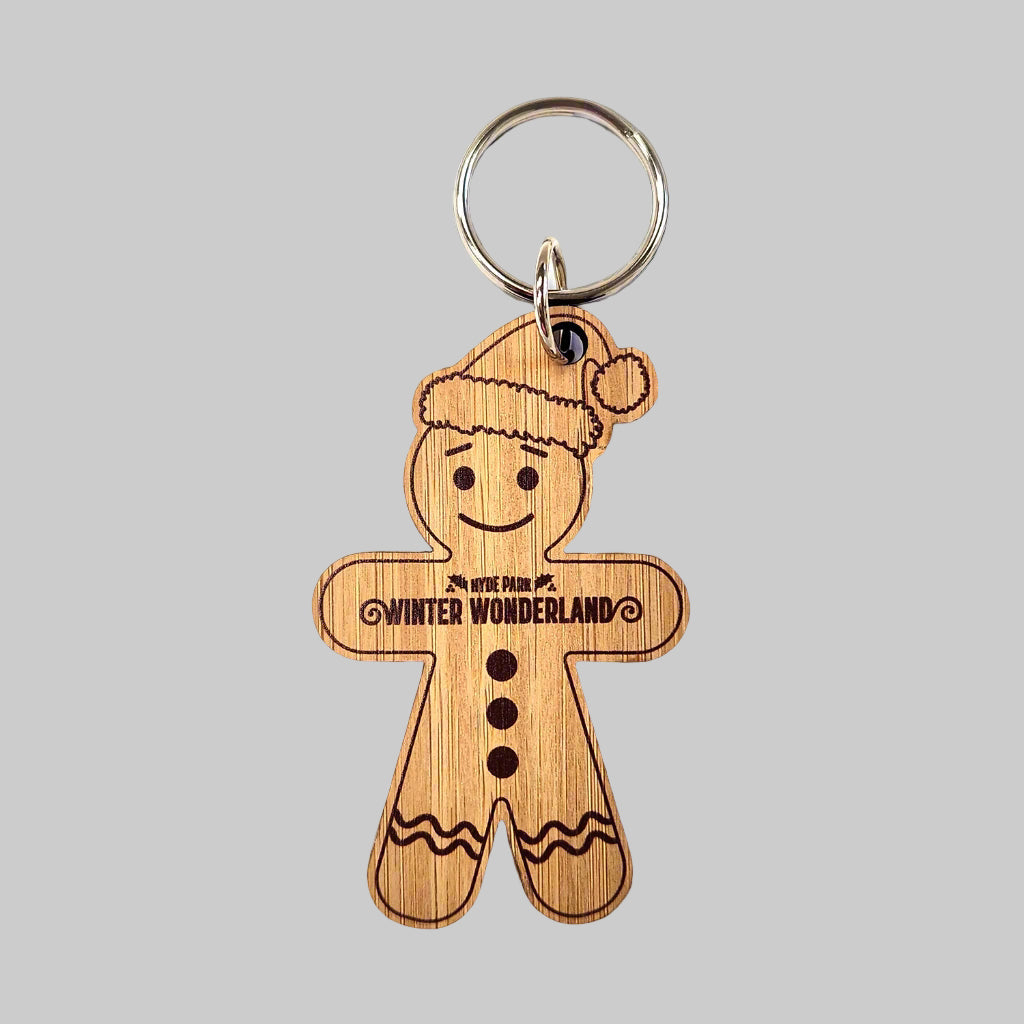 Winter Wonderland Gingerbread Keyring