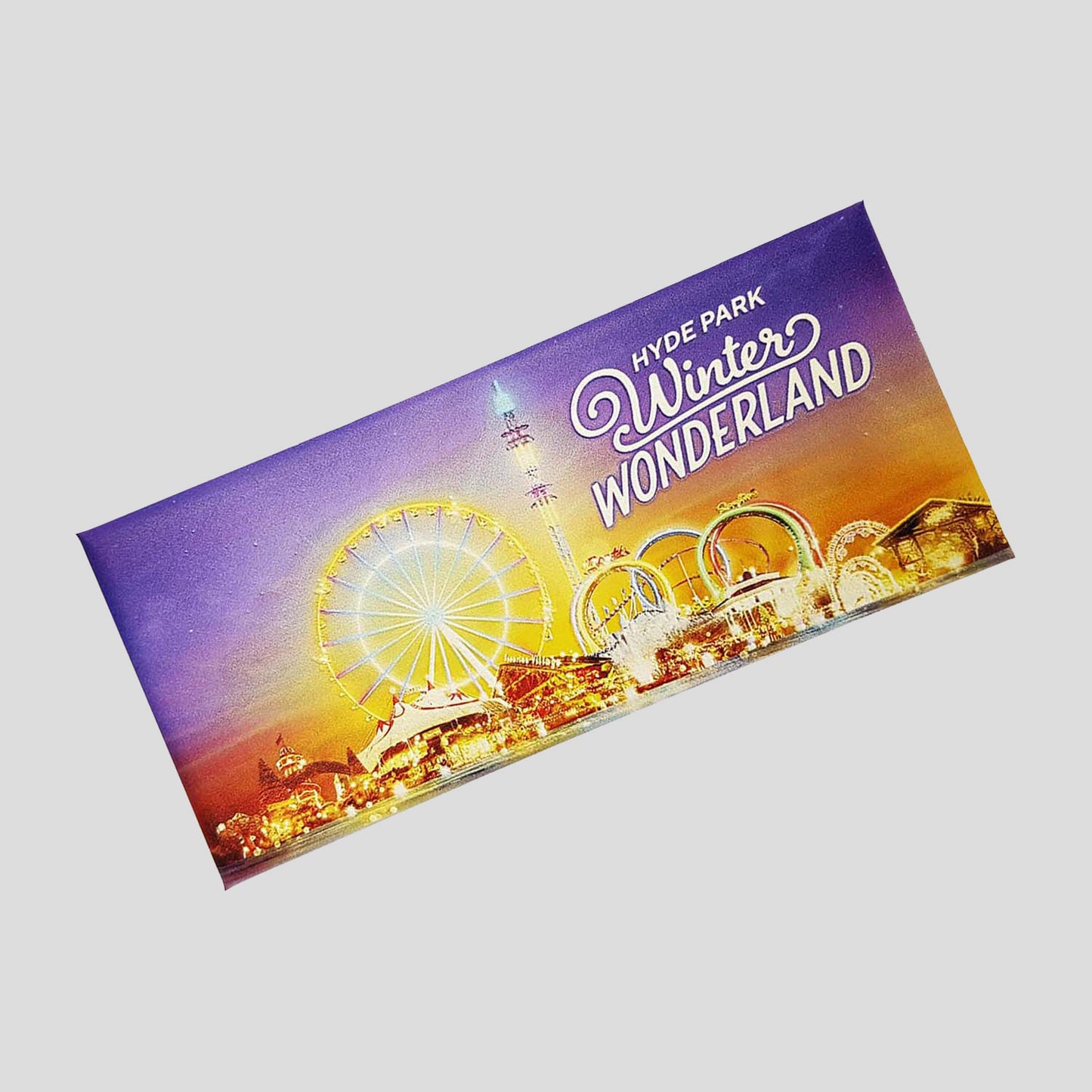 Winter Wonderland Sunset Raised Magnet