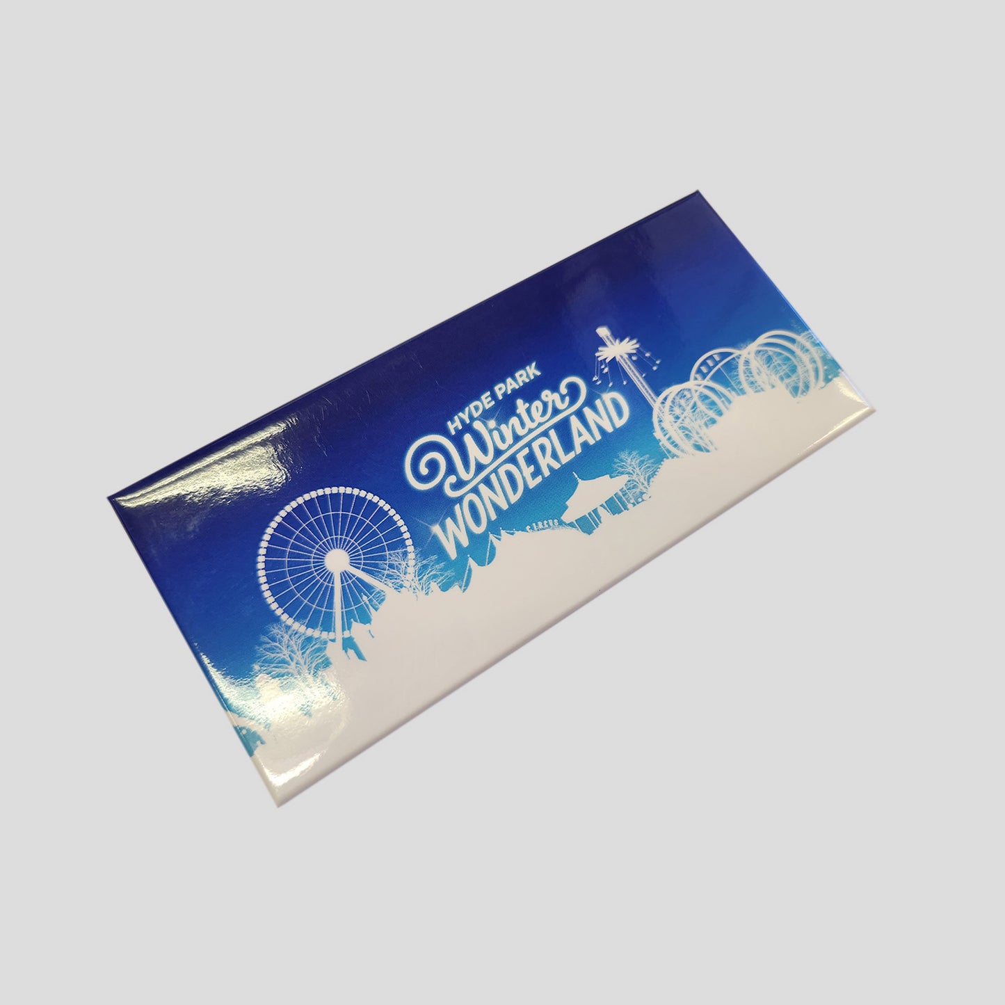 Winter Wonderland Fairground Glossy Magnet