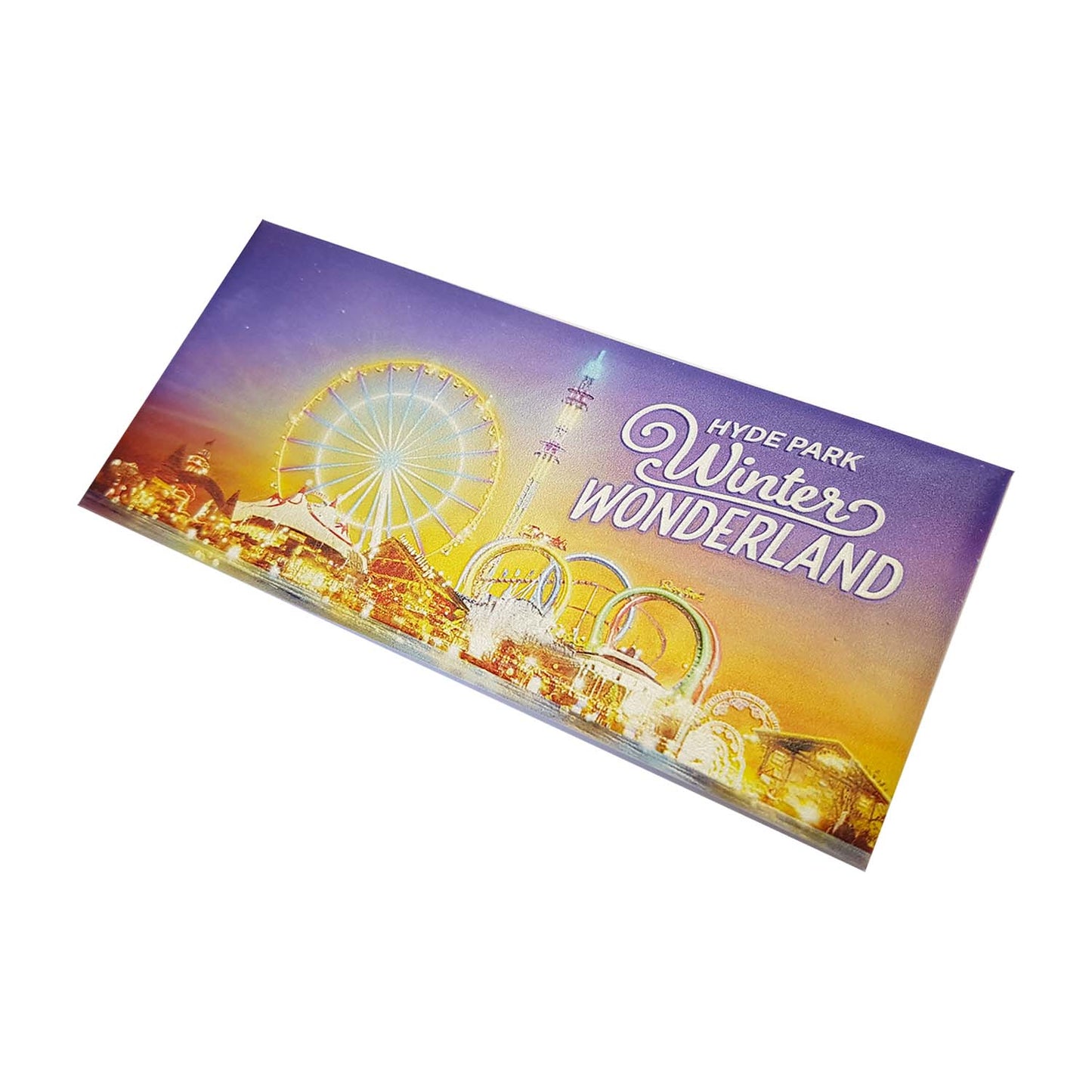 Winter Wonderland Sunset Raised Magnet