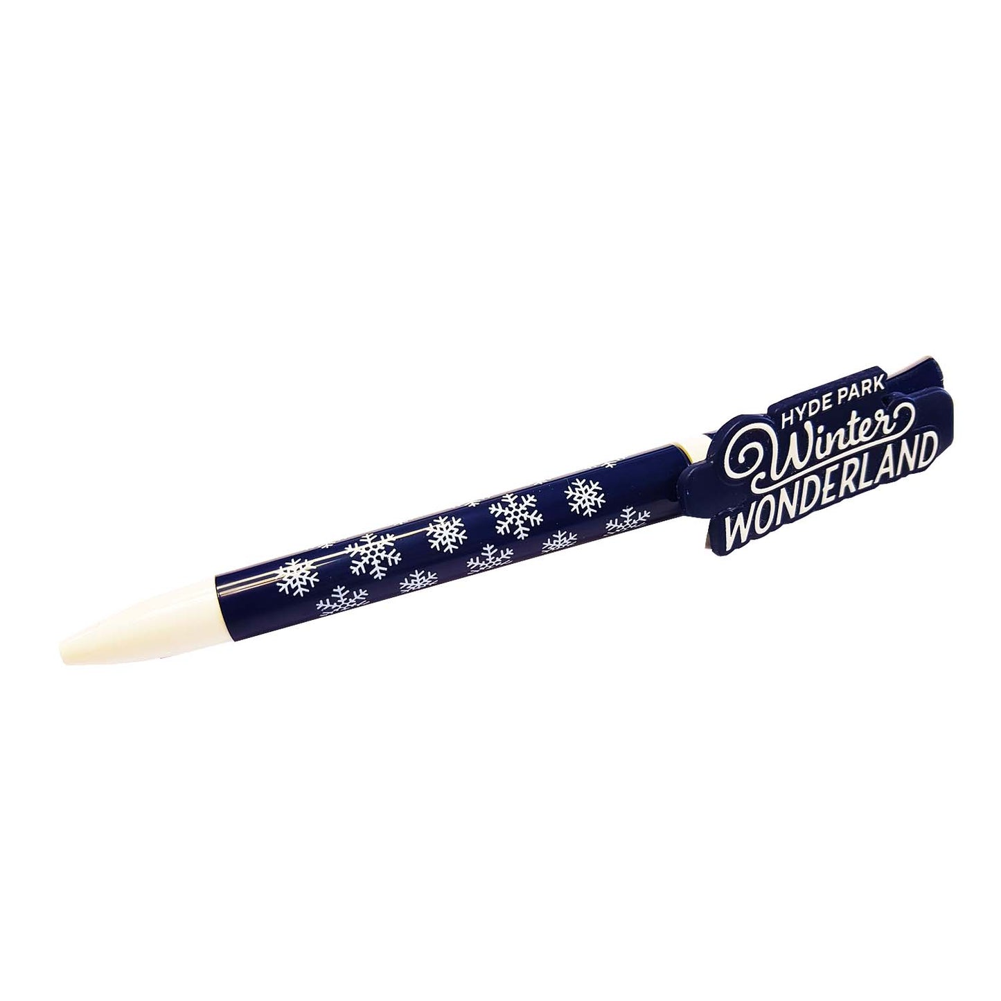 Winter Wonderland Souvenir Clip Pen Dark Blue