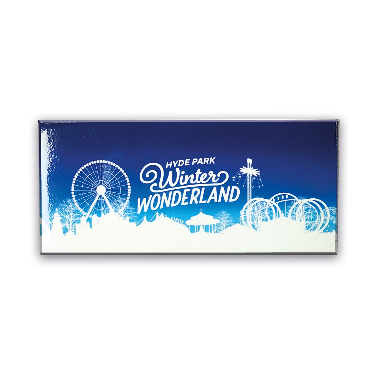 Winter Wonderland Fairground Glossy Magnet 2023