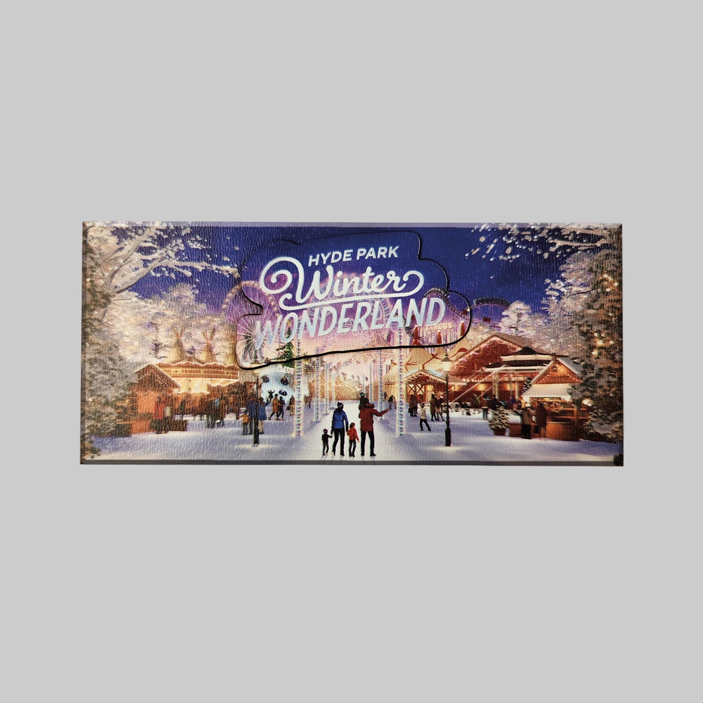 Winter Wonderland Wooden Scenic Magnet