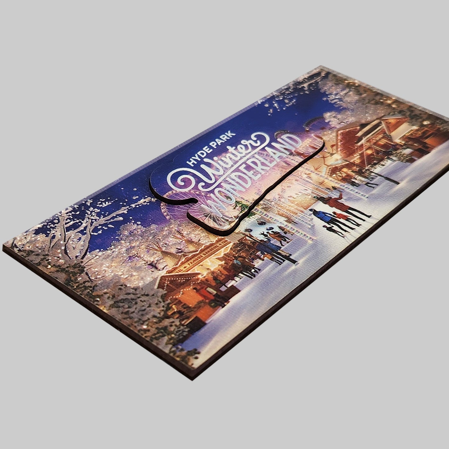 Winter Wonderland Wooden Scenic Magnet