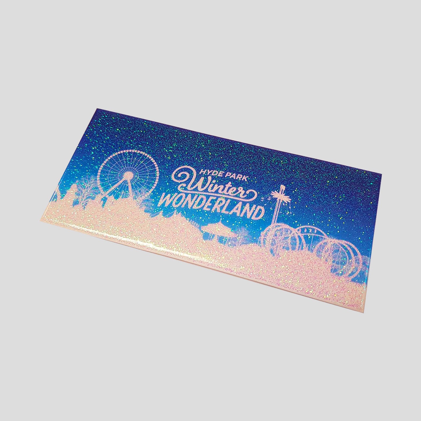 Winter Wonderland Fairground Glitter Magnet