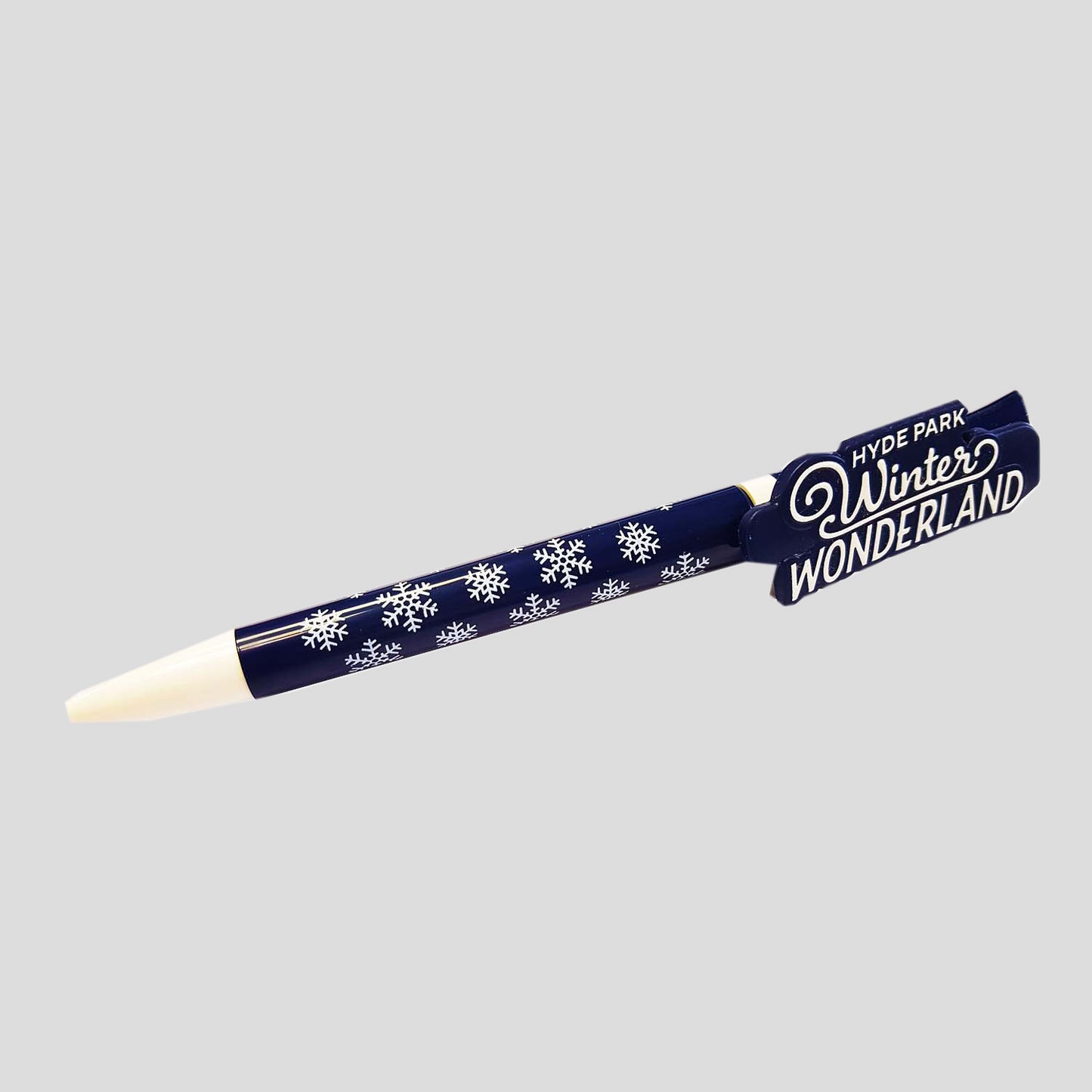 Winter Wonderland Souvenir Clip Pen Dark Blue