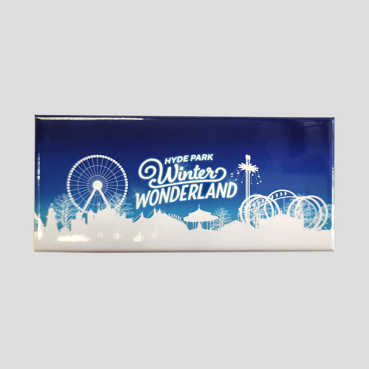 Winter Wonderland Fairground Glossy Magnet