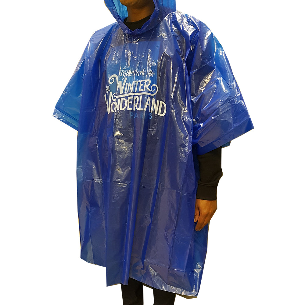 Winter Wonderland Rain Poncho